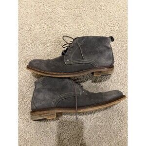 Wolverine Gray Suede Chukka Boots